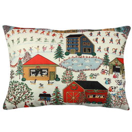 Aberto Design Cojín Multicolor 33 x 48 cm